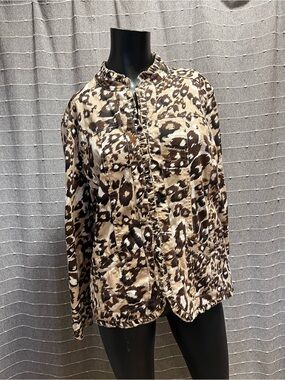 Additions By Chico’s Leopard Jacket